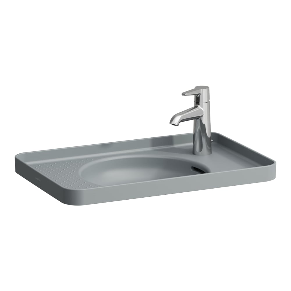 Drop-in washbasins Grafitgrå matt VAL H8172817581091 LAUFEN